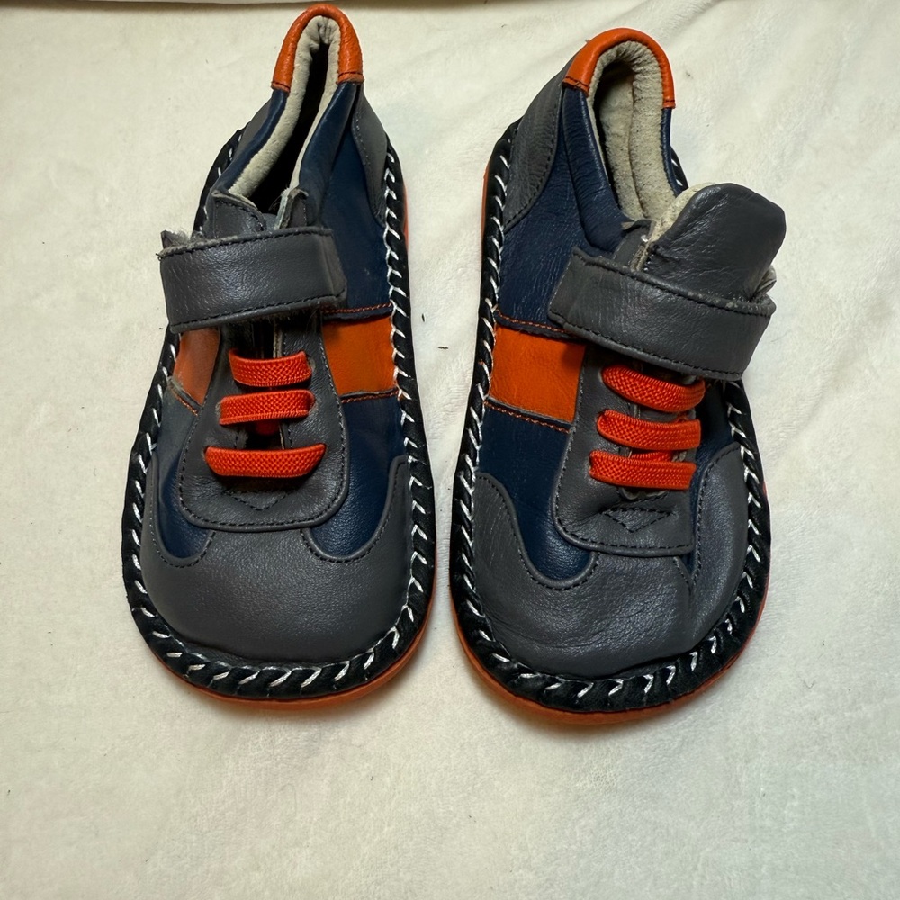 See Kai Run Kids' Sneakers in orange and blue